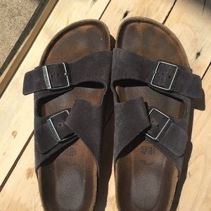 Gray Birkenstocks